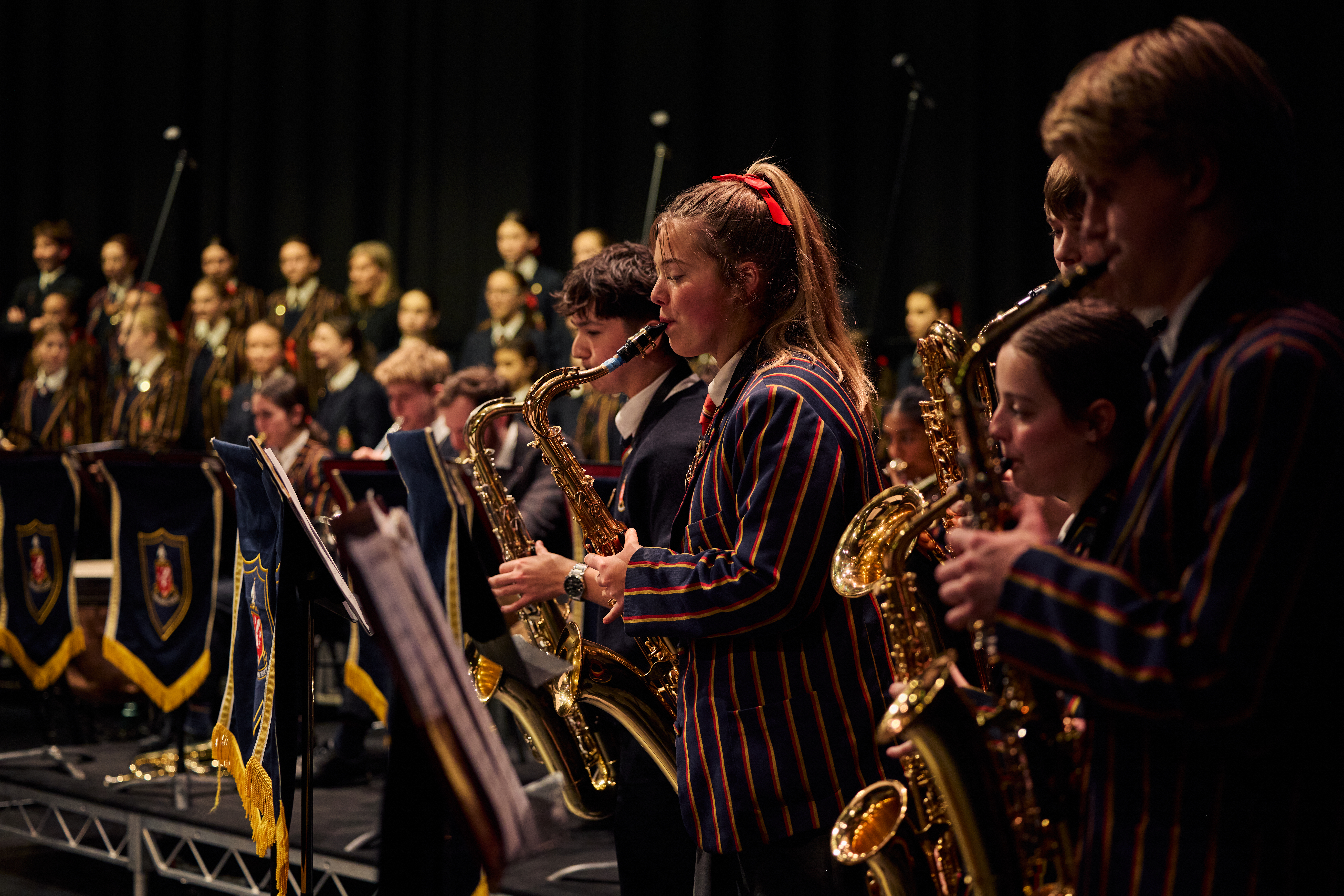 Students combine specialist music tuition, ensemble participation, performance, mentoring and dedicated curriculum with the full academic, co-curricular and pastoral experience of Peninsula Grammar.